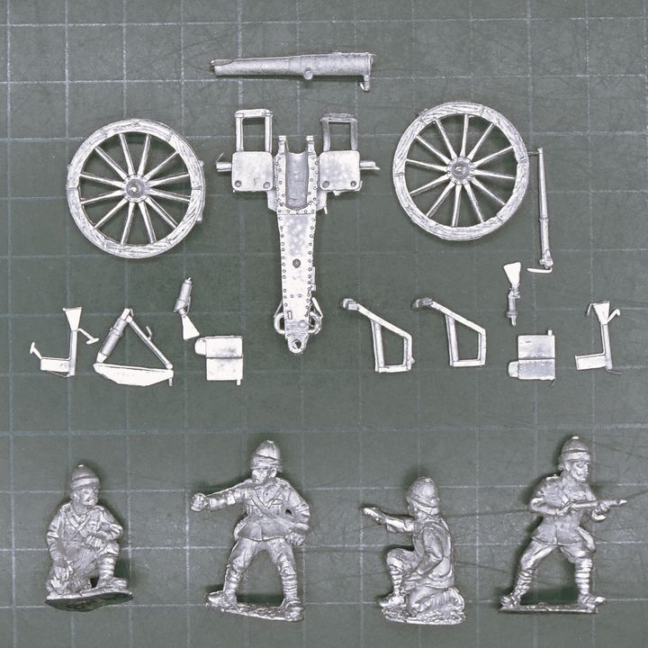 Wargames Foundry, Boer War: British 12pdr Field Gun & Crew