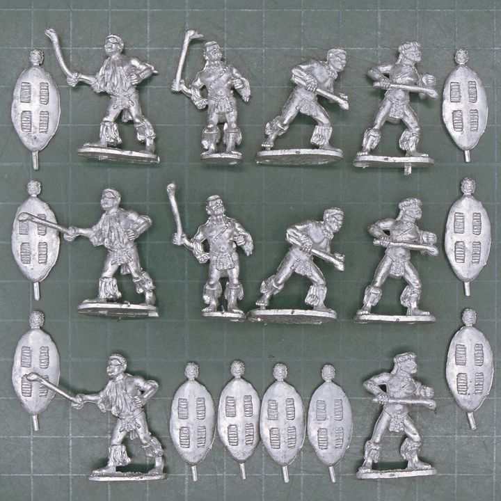 Black Tree Design, Zulu War: Married Zulus with Knobkerries