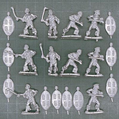 Black Tree Design, Zulu War: Married Zulus with Knobkerries