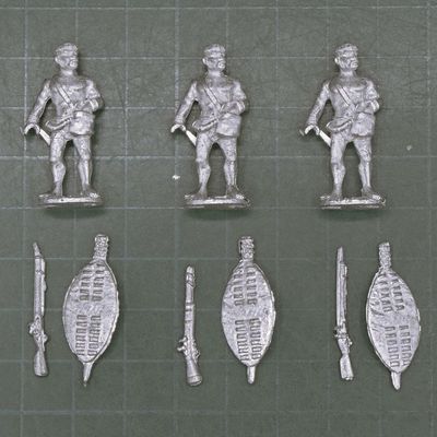Black Tree Design, Zulu War: Zulu Warriors with Muskets