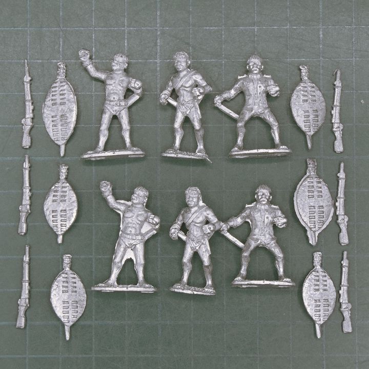 Black Tree Design, Zulu War: Zulu Warriors with Rifles
