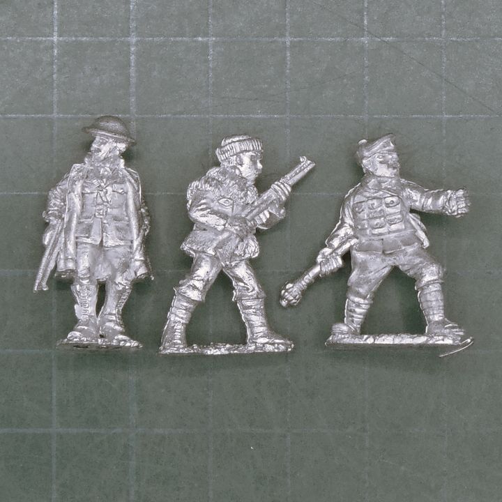 Wargames Foundry, WW1: Mid/Late War British Trench Raiders