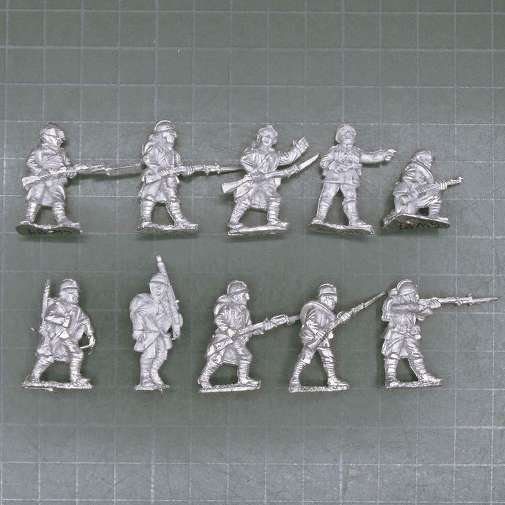 Wargames Foundry, WW1: French Infantry in Helmets