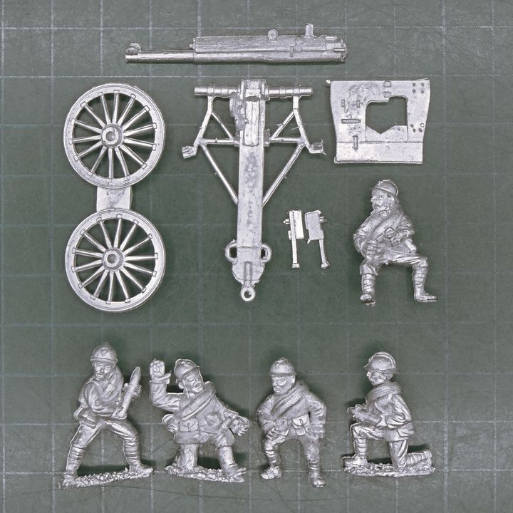 Wargames Foundry, WW1: French 75mm Field Gun & Crew