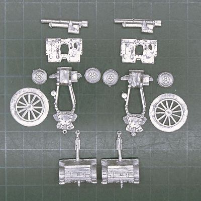 Skytrex - Command Decision, WW2: British 25pdr Field Guns with Limbers
