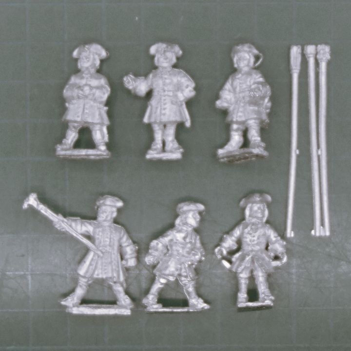 Wargames Foundry, WSS/GNW: Artillery Crew in Tricorns