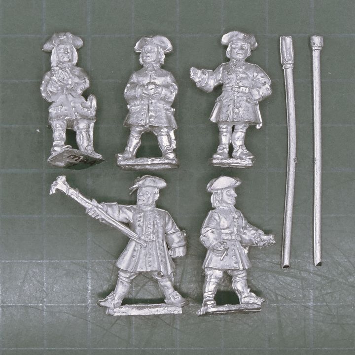 Wargames Foundry, WSS/GNW: Artillery Crew in Tricorns