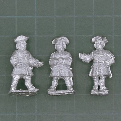 Wargames Foundry, WSS/GNW: Artillery Crew in Tricorns