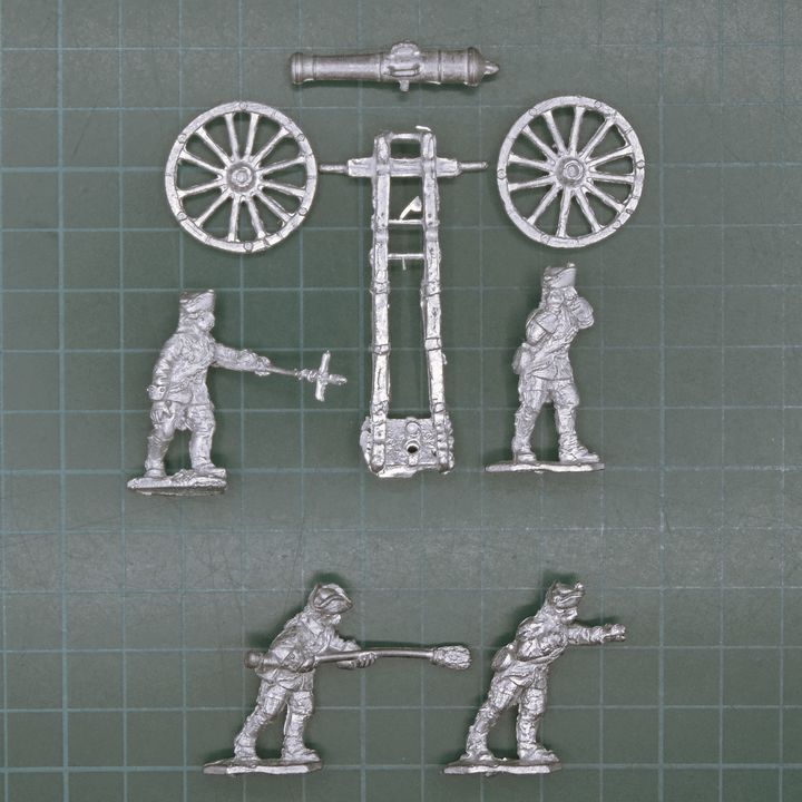 Eagle Figures, SYW: Prussian Field Gun & Crew