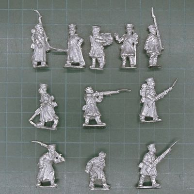 Wargames Foundry, Crimean War: Russian Infantry in Caps & Greatcoats