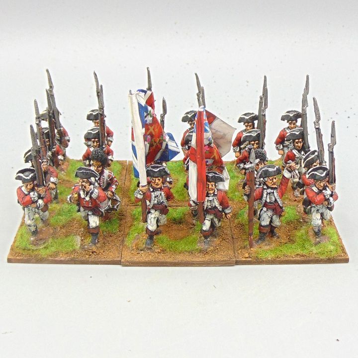 Grade D, Old Glory Miniatures: AWI, British Infantry Unit