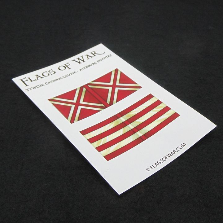 28mm, Flags of War, TYW: Imperialist Catholic League Augsburg Infantry Flags