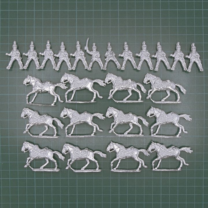 Eagle Figures, Napoleonic: French Line Lancers Unit