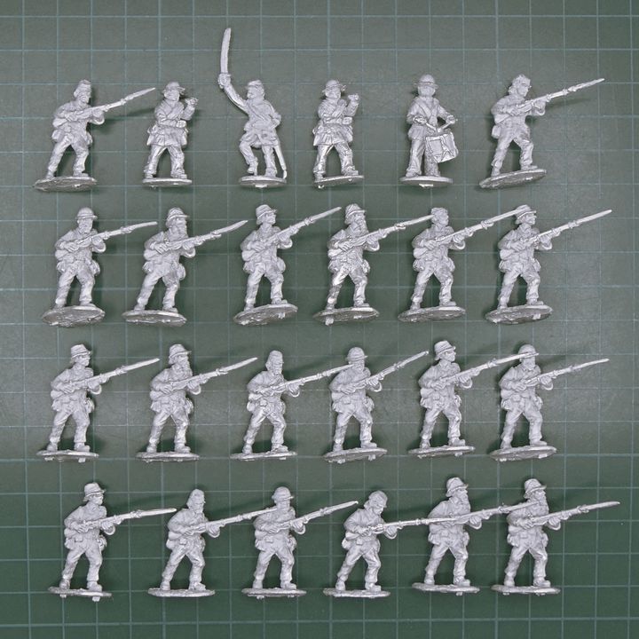Eagle Figures, ACW: Confederate Infantry Unit