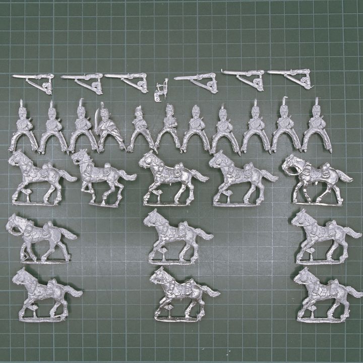 Wargames Foundry, FPW: French Hussar Unit in Busbies