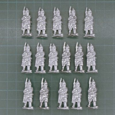 Wargames Foundry, FPW: Prussian Infantry in Pickelhaubes, Marching