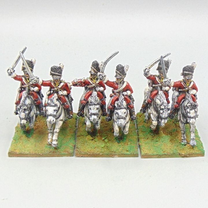 Grade D - Wargames Foundry - Napoleonic - British Scots Greys Dragoons Unit