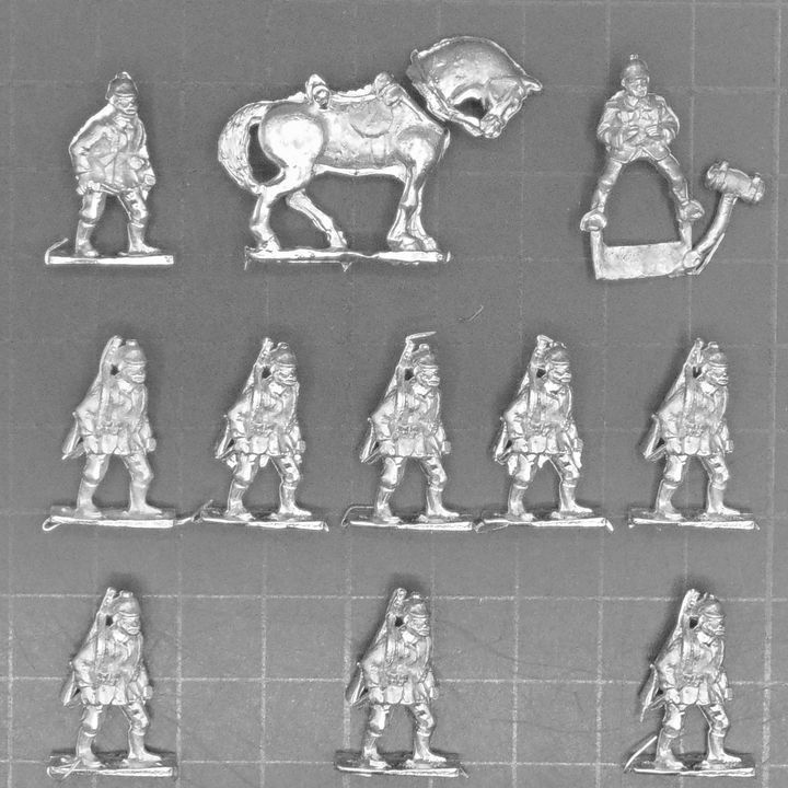 Tumbling Dice Miniatures, WW1: German Infantry in Pickelhaubes