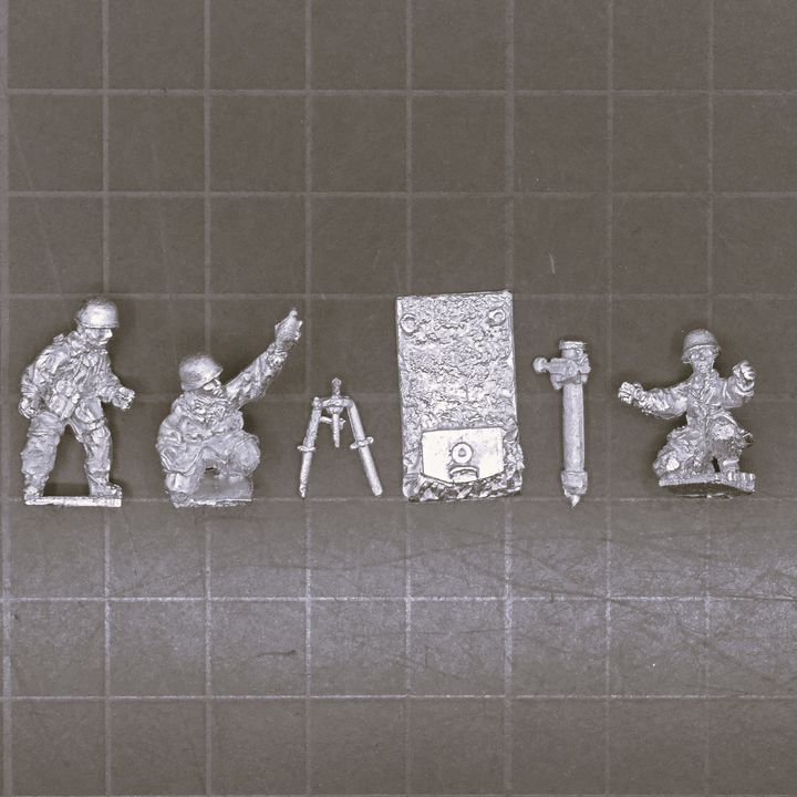Sojers, WW2: German Fallschrimjager 81mm Mortar Team