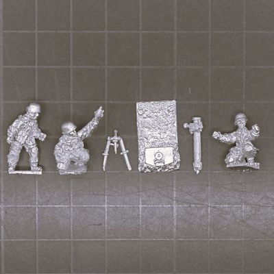 Sojers, WW2: German Fallschrimjager 81mm Mortar Team