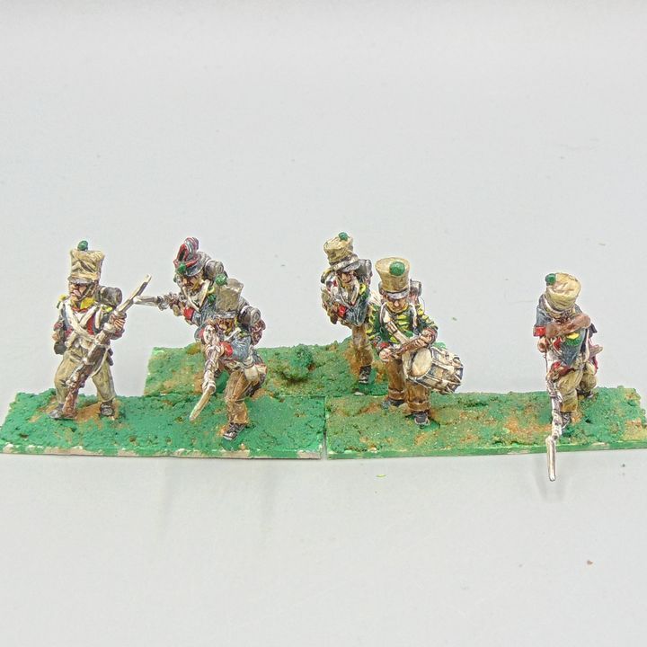 Grade D - Old Glory Miniatures - Napoleonic - French Line Voltigeurs, Skirmishing