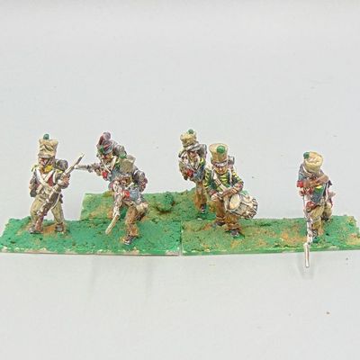 Grade D - Old Glory Miniatures - Napoleonic - French Line Voltigeurs, Skirmishing