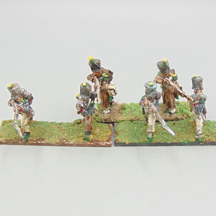 Grade D - Old Glory Miniatures - Napoleonic - French Line Voltigeurs, Skirmishing