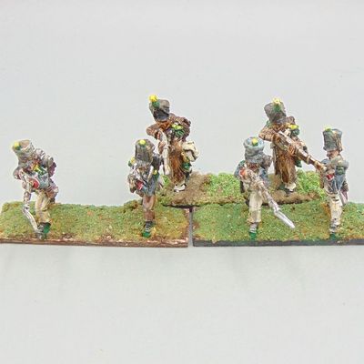 Grade D - Old Glory Miniatures - Napoleonic - French Line Voltigeurs, Skirmishing