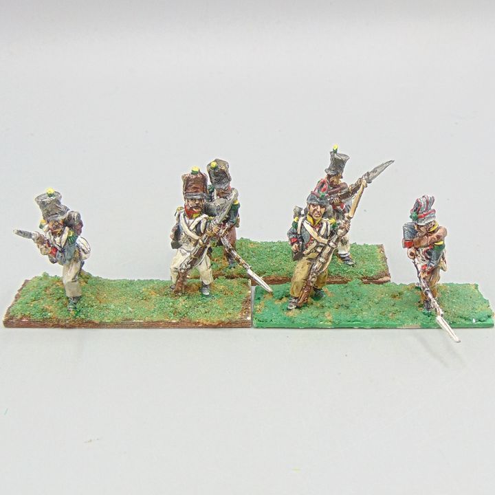 Grade D - Old Glory Miniatures - Napoleonic - French Line Voltigeurs, Skirmishing