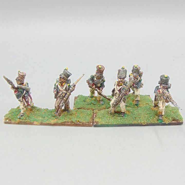 Grade D - Old Glory Miniatures - Napoleonic - French Line Voltigeurs, Skirmishing