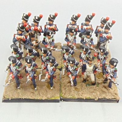 Grade E - Hinchliffe/Foremost Figures - Napoleonic - French Old Guard Chasseur Unit