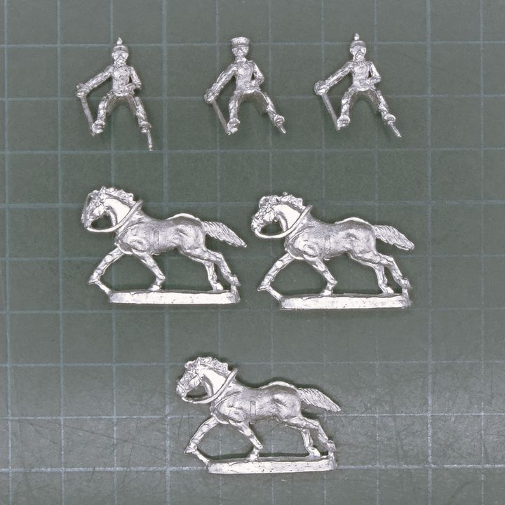 Rank & File Miniatures, FPW: Mounted Prussian Officers