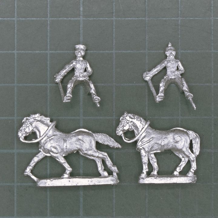 Rank & File Miniatures, FPW: Mounted Prussian Officers