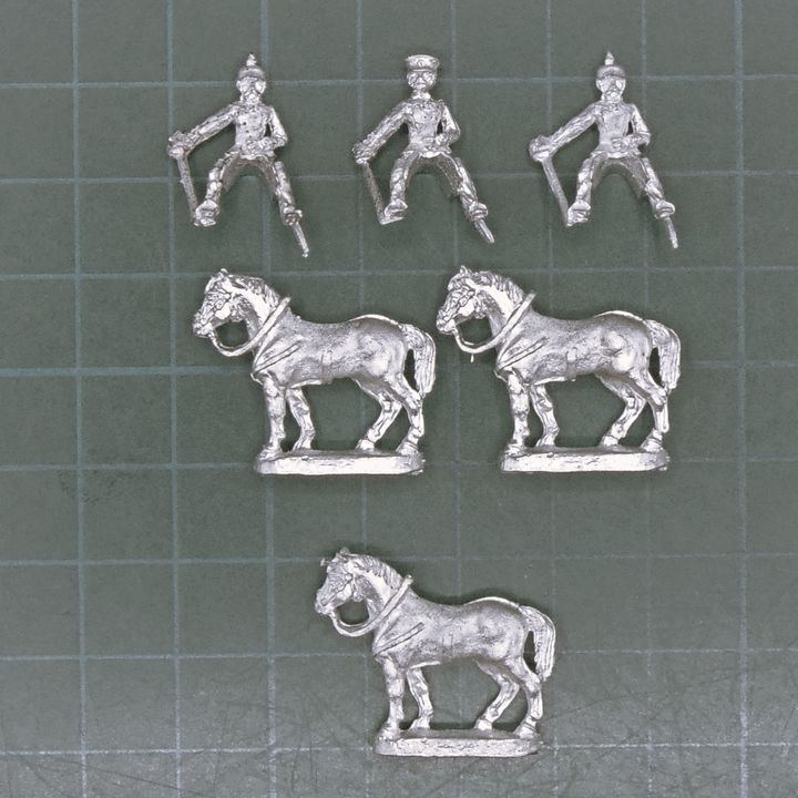 Rank & File Miniatures, FPW: Mounted Prussian Officers