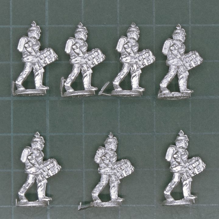 Rank & File Miniatures, FPW: Prussian Infantry Drummers in Pickelhaubes