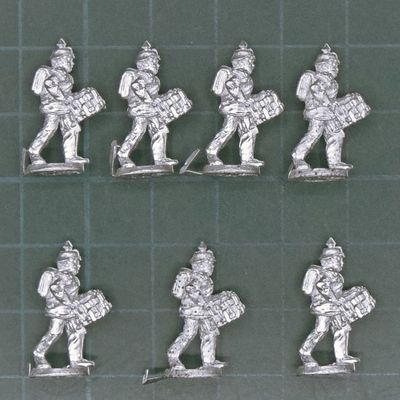 Rank & File Miniatures, FPW: Prussian Infantry Drummers in Pickelhaubes