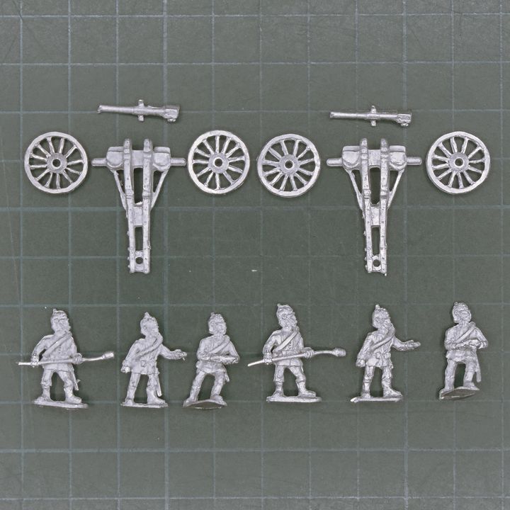Outpost Wargames Services, FPW: Prussian Light Field Guns & Foot Artillery Crews