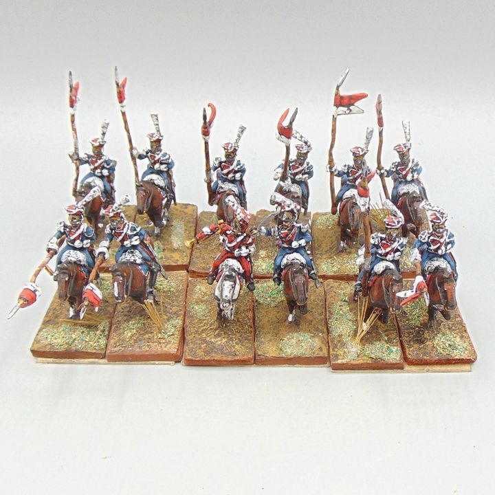 Grade D - Warlord Games(?) - Napoleonic - French 'Polish' Guard Lancers Unit