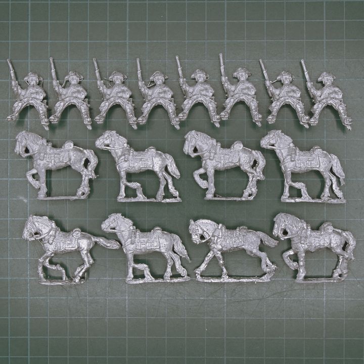 Wargames Foundry, WSS/GNW: Mounted Dragoons in Tricorns