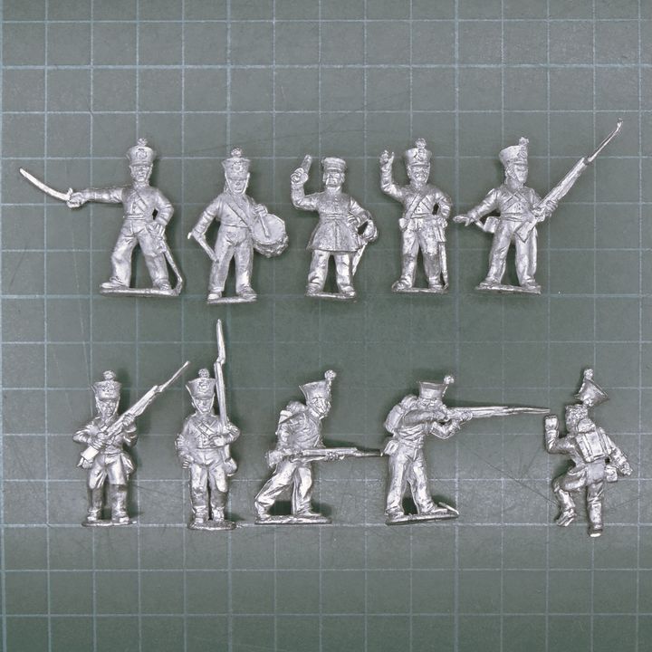 Wargames Foundry, 1st Opium War: British Infantry in Bell Top Shakos
