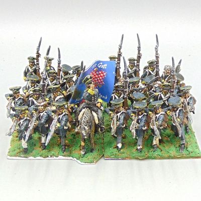 Grade D - Connoisseur Figures - Napoleonic - Prussian Landwehr Infantry Unit