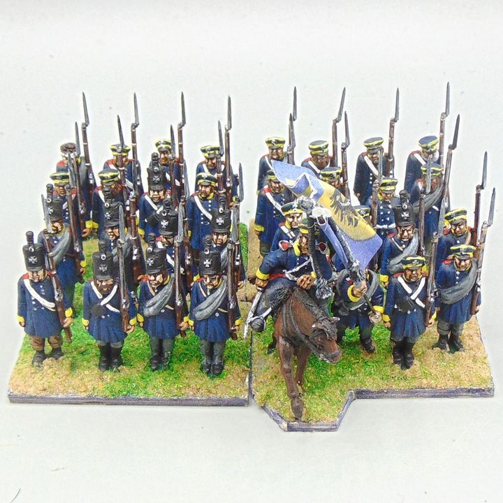 Grade D - Warlord Games - Napoleonic - Prussian Landwehr Infantry Unit