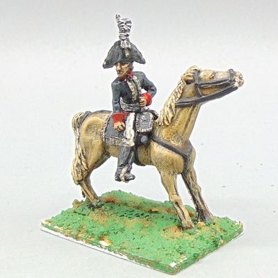 Grade D - Elite Miniatures - SYW - Mounted Prussian Infantry Colonel