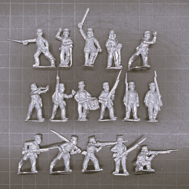 Wargames Foundry, Sikh Wars: British Infantry in Caps