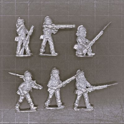 Wargames Foundry, Indian Mutiny: British Infantry Wicker Helmets