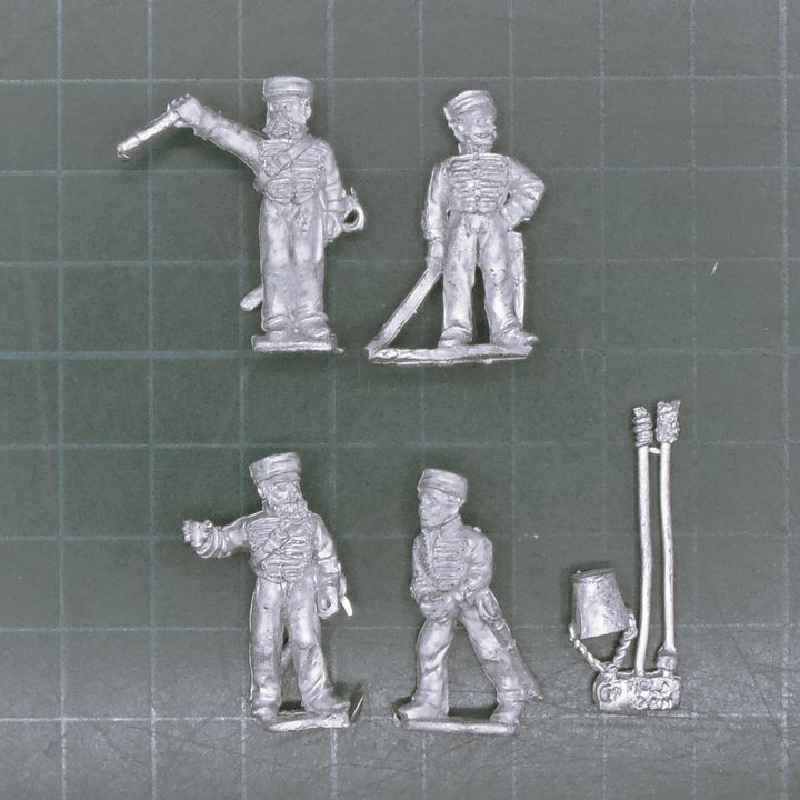 Wargames Foundry, Indian Mutiny: British Royal Horse Artillery Crew