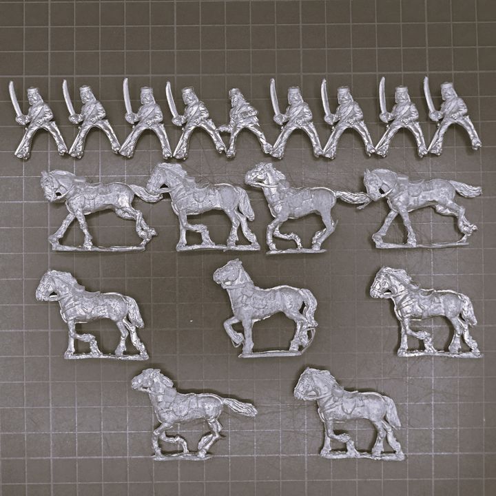 Wargames Foundry, Indian Mutiny: British Light Dragoons