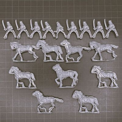 Wargames Foundry, Indian Mutiny: British Light Dragoons