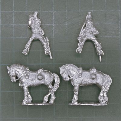 Wargames Foundry, North West Frontier: Afghan Guard Cavalry Officer & Trooper