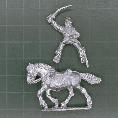 Wargames Foundry, North West Frontier: Afghan Regular Cavalryman in Pith Helmet